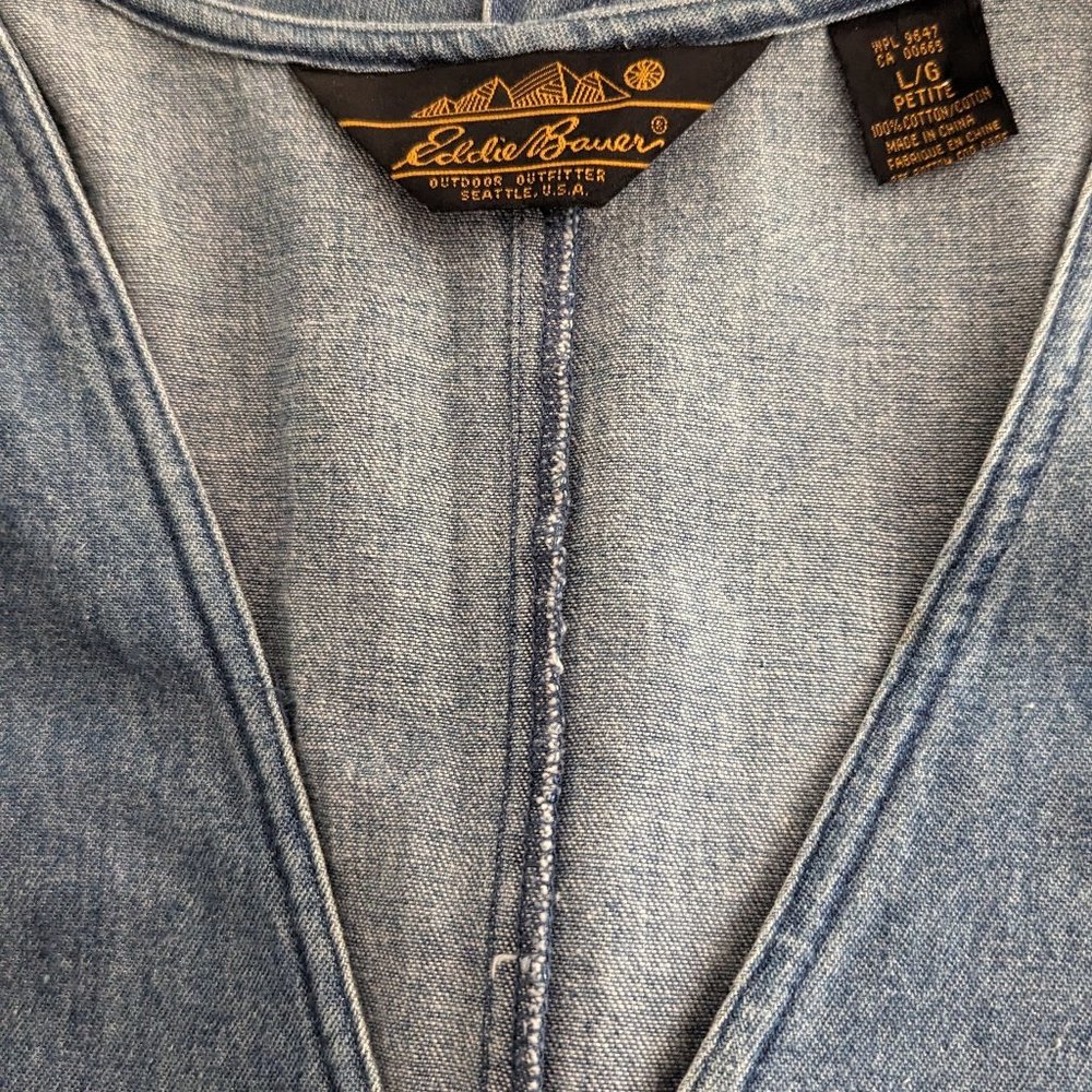 Eddie Bauer 100% Denim jumper